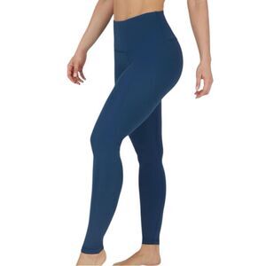 Yogalicious High Waist Ultra Soft Nude Tech Leggings, Ocean Silk, Size XS, NWT